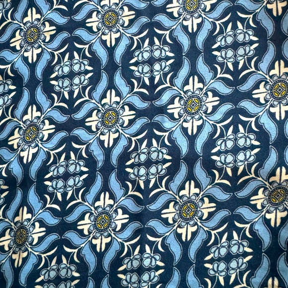 Max Studio Blue Pattern Kimono Top - Picture 3 of 4